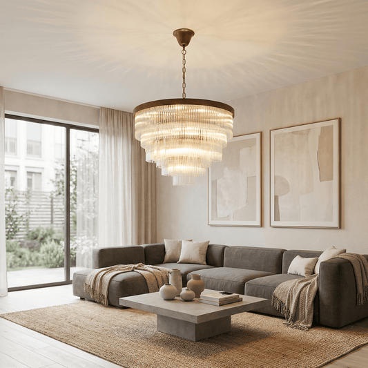 Lights  -  Wolfsburg P008-16BR 16 Light Pendant Ceiling Light - Bronze  -  60485746