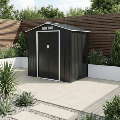 Gardening  -  ZJ Metal Shed - 213cm x 131cm x 205cm  -  60485628