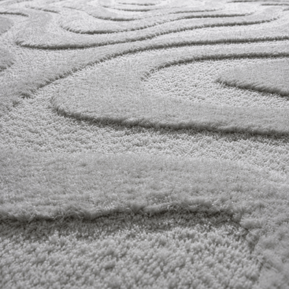 Cleo Cream Wave Rug - Various Sizes