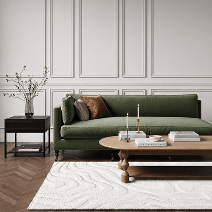 Cleo Cream Wave Rug - Various Sizes