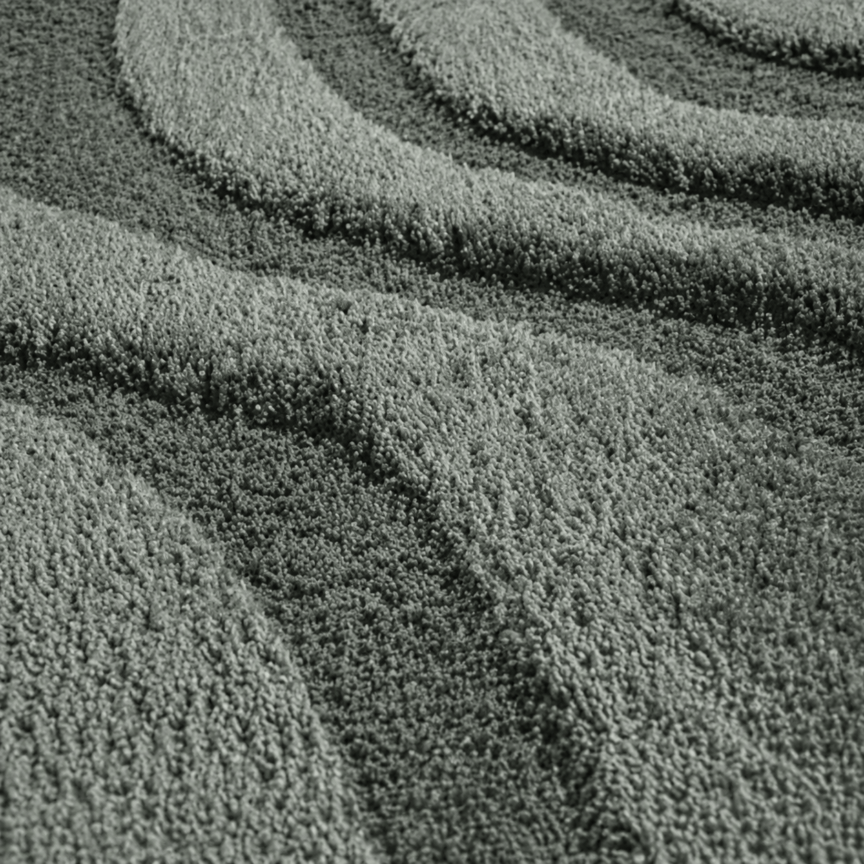 Rugs  -  Cleo Green Wave Rug - Various Sizes  - 