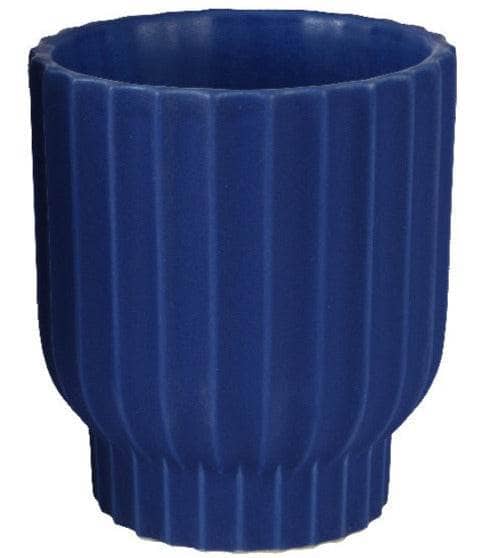  -  Cobalt Blue Stoneware Planter - Multiple Sizes  - 