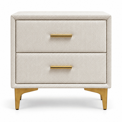 Furniture  -  Cologne Bedside Table - Cream  -  60487294