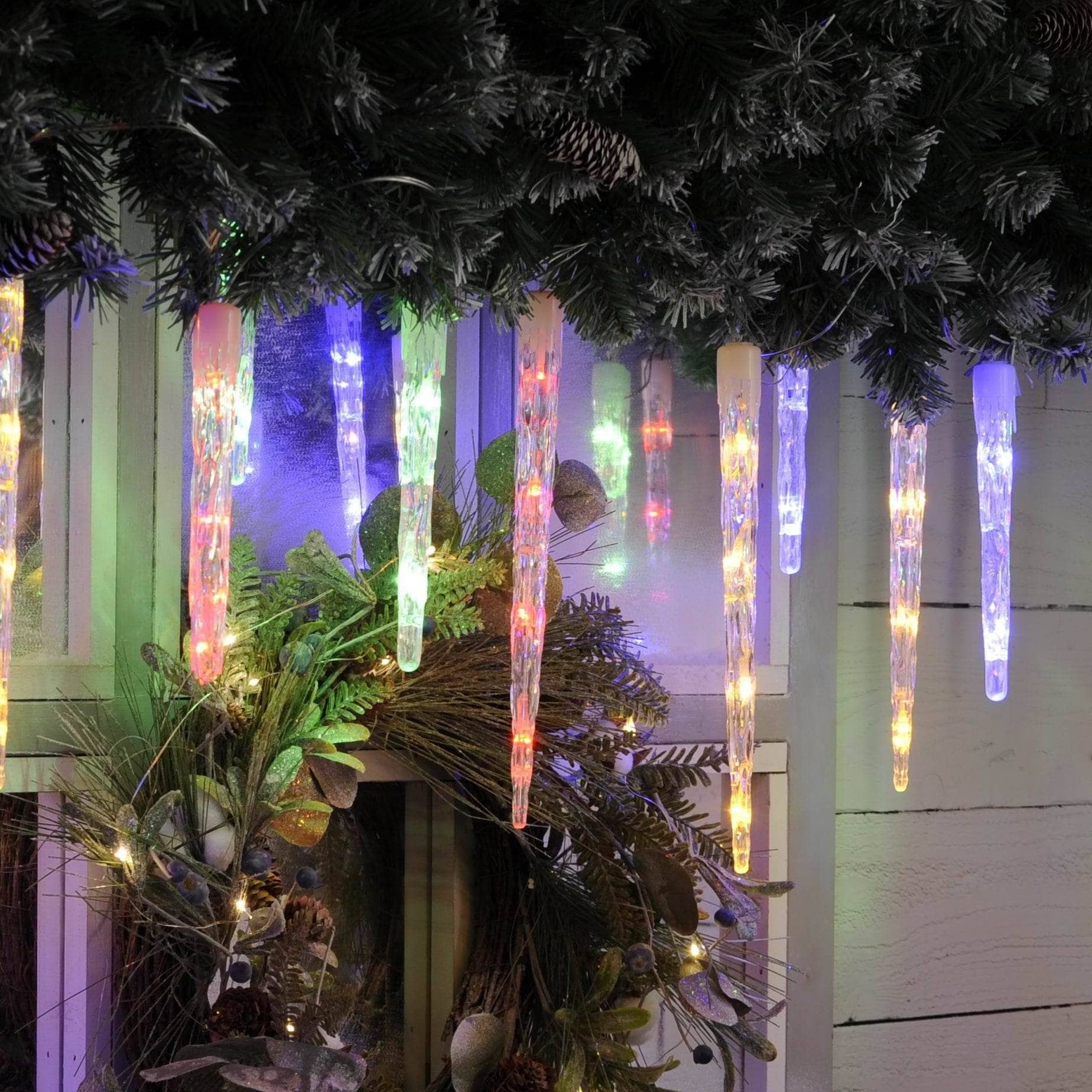 Colour Changing Icicle Lights - 6.9m