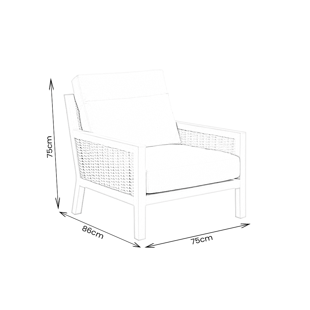 Gardening  -  Croftwood Lounge Set - Natural  -  60485964