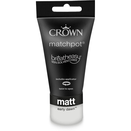 Paint  -  Crown Matt Early Dawn 40ml  -  60004153