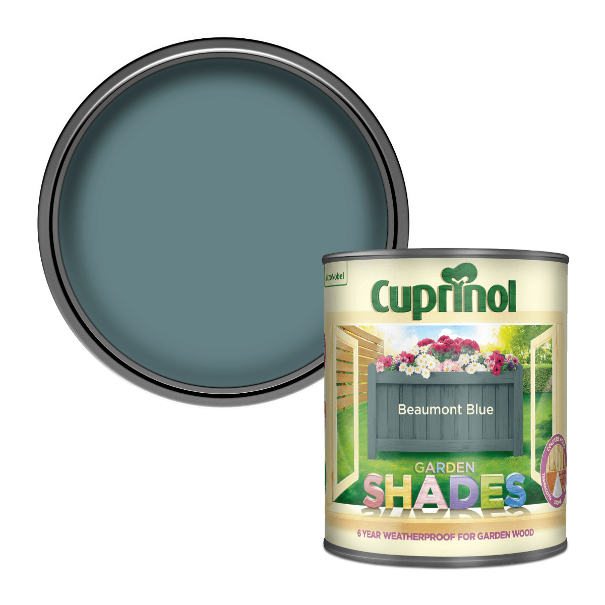 Cuprinol Garden Shades 1L Beaumont Blue Taskers Online Store