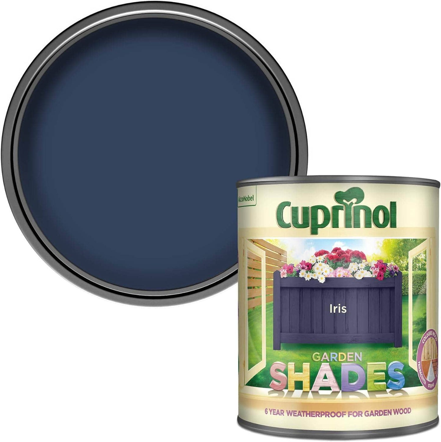 Paint  -  Cuprinol Garden Shades 1L - Iris  -  00507875