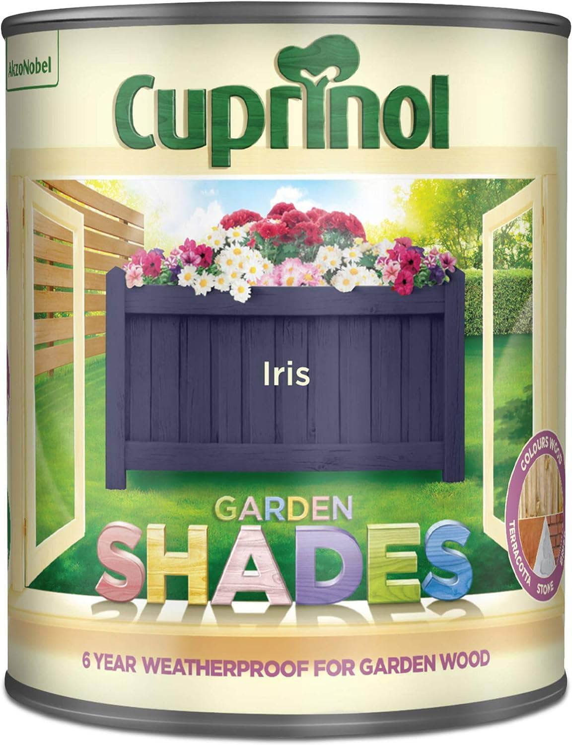Paint  -  Cuprinol Garden Shades 1L - Iris  -  00507875