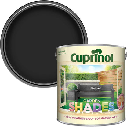 Paint  -  Cuprinol Garden Shades 2.5L - Black Ash  -  00507820