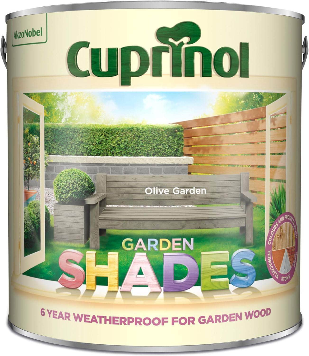 Paint  -  Cuprinol Garden Shades 2.5L Olive Garden  -  50149547