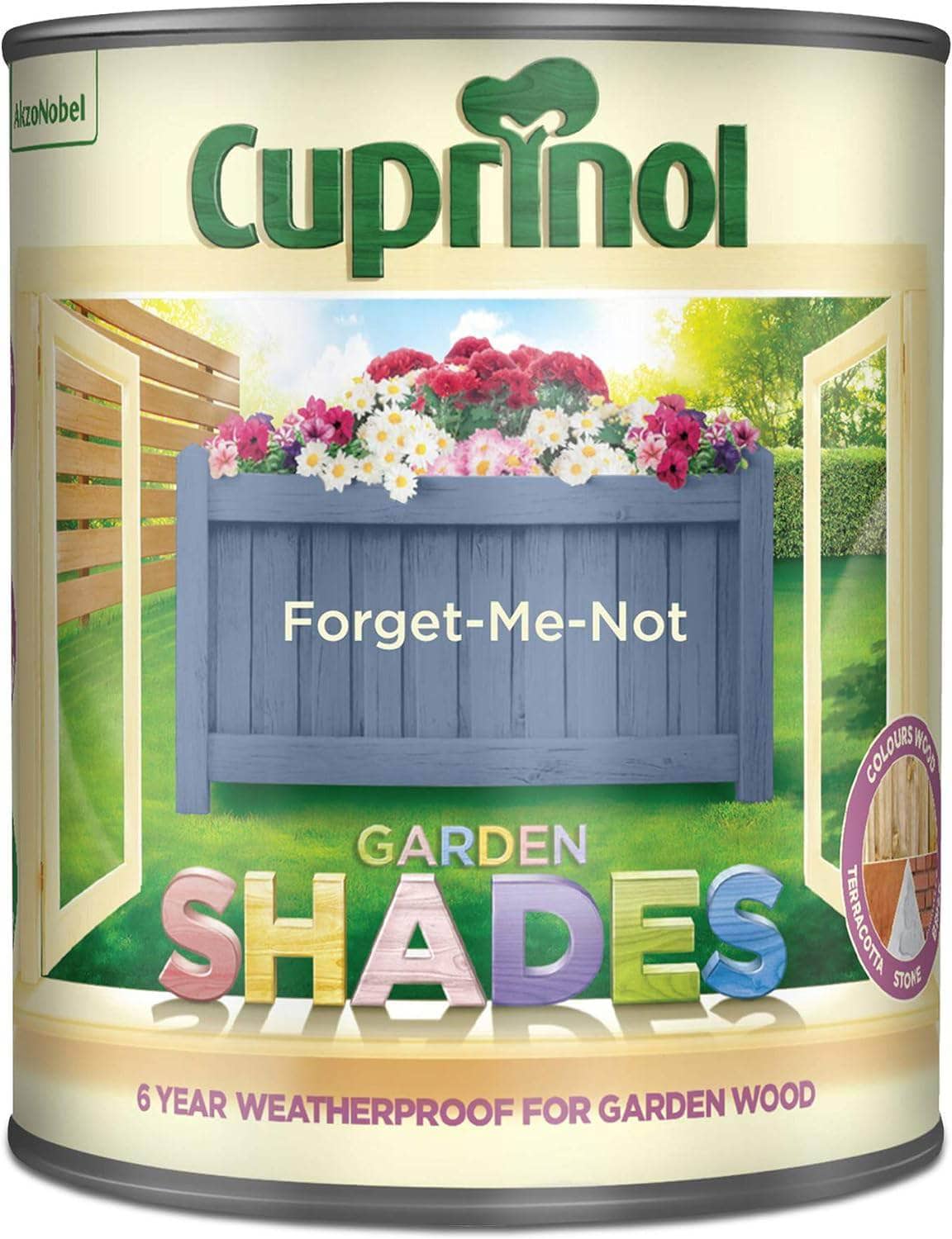 Paint  -  Cuprinol Garden Shades 1L - Forget Me Not  -  00507851