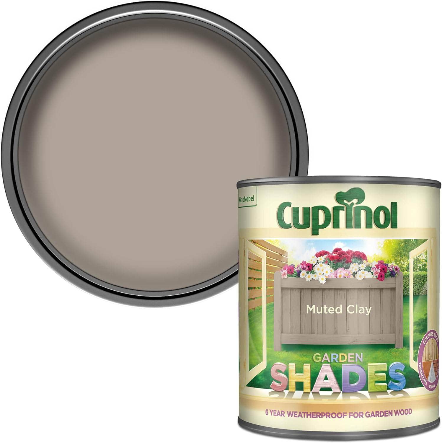 Paint  -  Cuprinol Garden Shades 1L Muted Clay  -  50149529