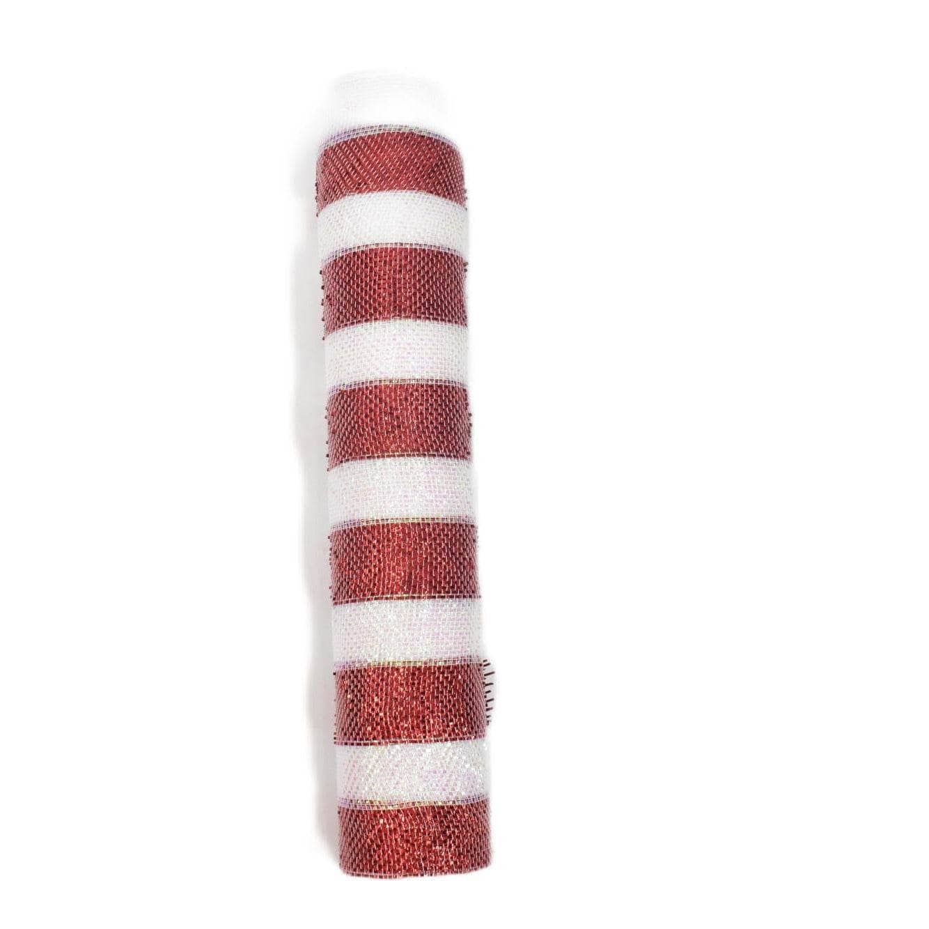 Christmas  -  Red & White Roll of Fabric - 46cm x 10y  -  60484082