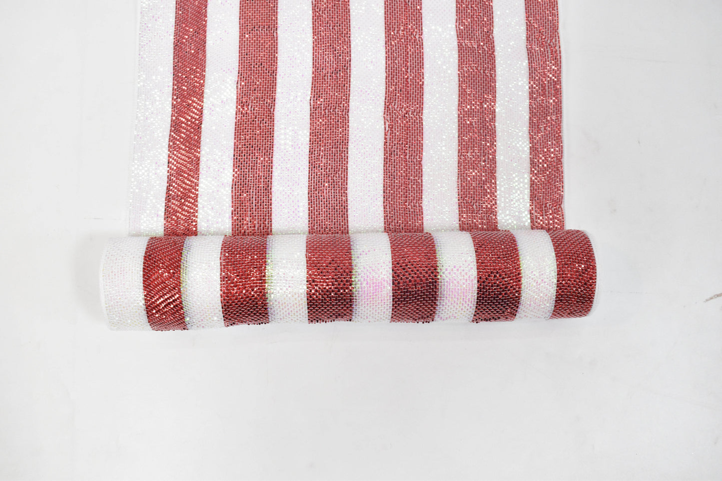 Christmas  -  Red & White Roll of Fabric - 46cm x 10y  -  60484082