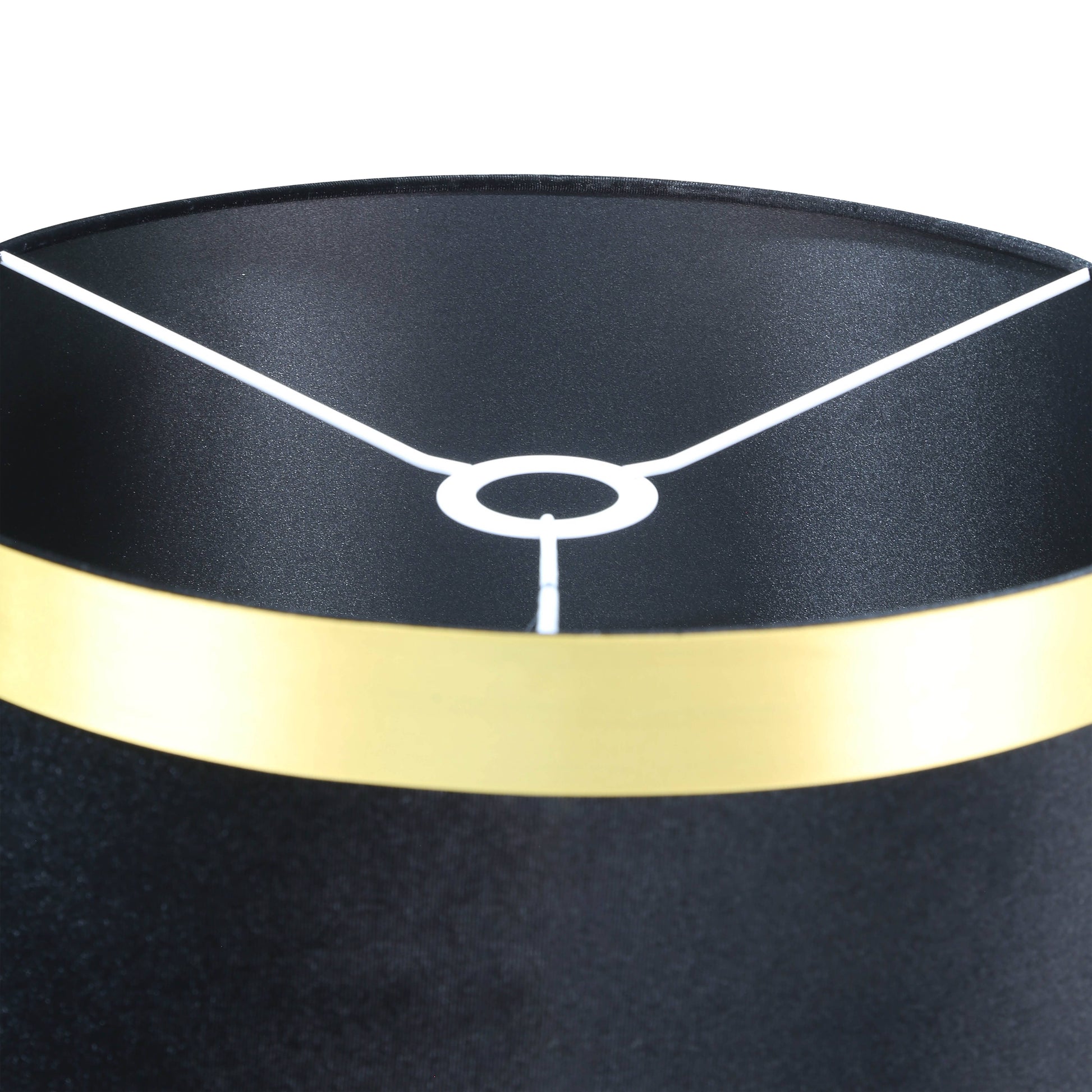 Lights  -  DS Black & Gold Glass Table Lamp  -  60485980