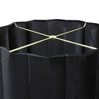 DS Black & Gold Square Glass Table Lamp
