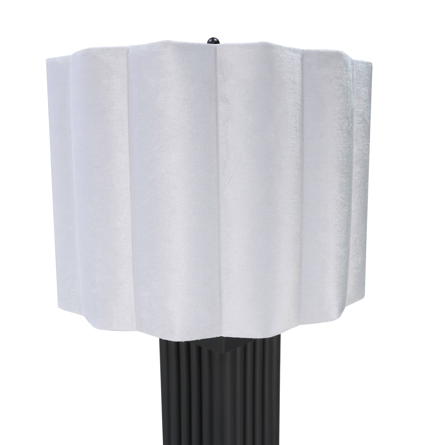 Lights  -  DS Black Square Glass Table Lamp  -  60485987