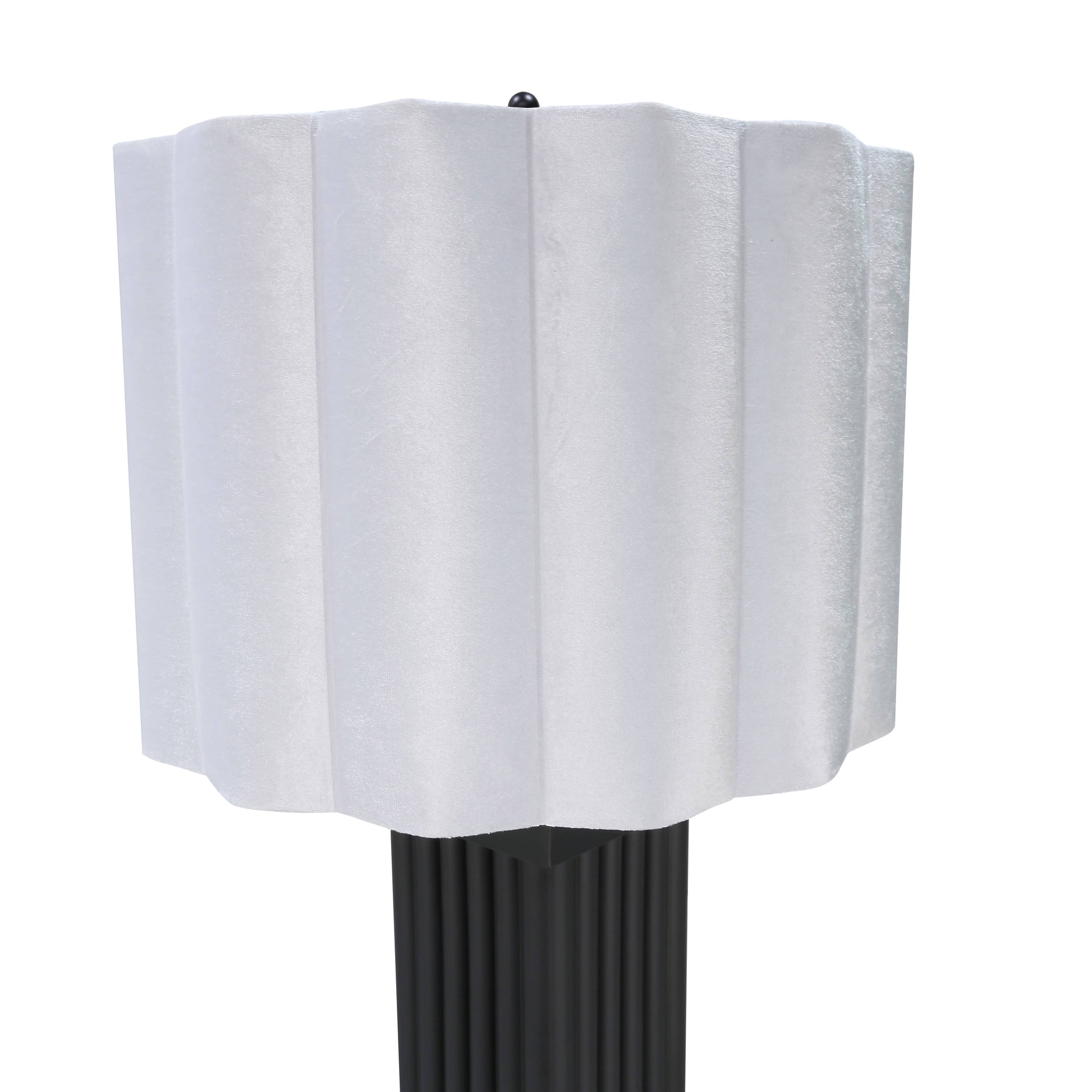 Lights  -  DS Black Square Glass Table Lamp  -  60485987