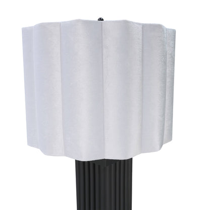 Lights  -  DS Black Square Glass Table Lamp  -  60485987
