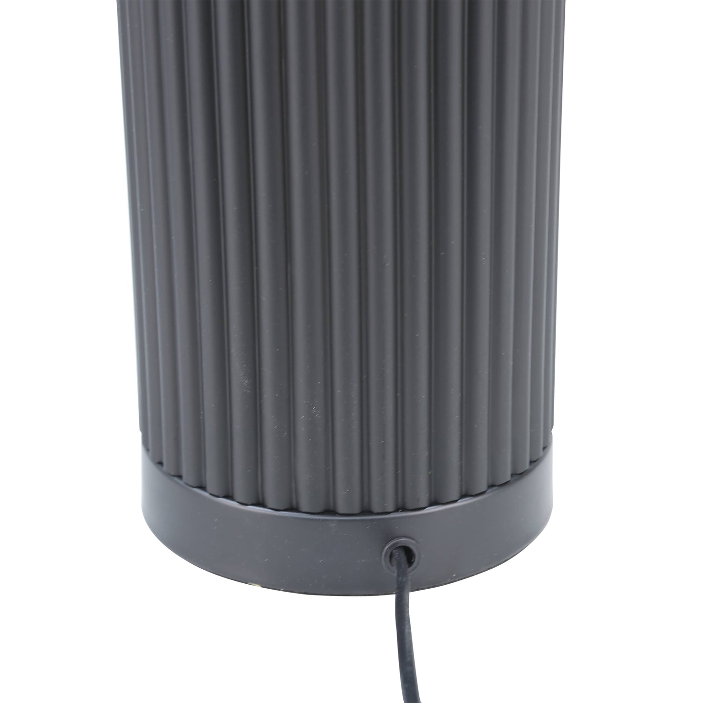 DS Black & White Glass Table Lamp