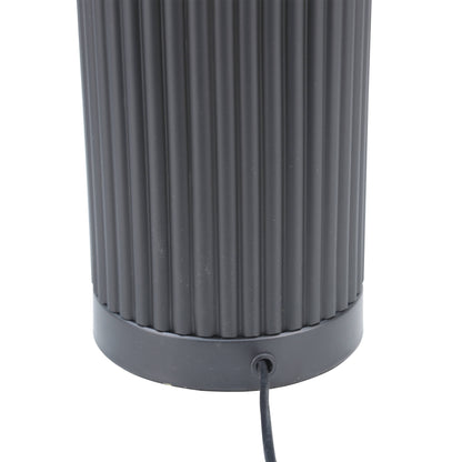 DS Black & White Glass Table Lamp