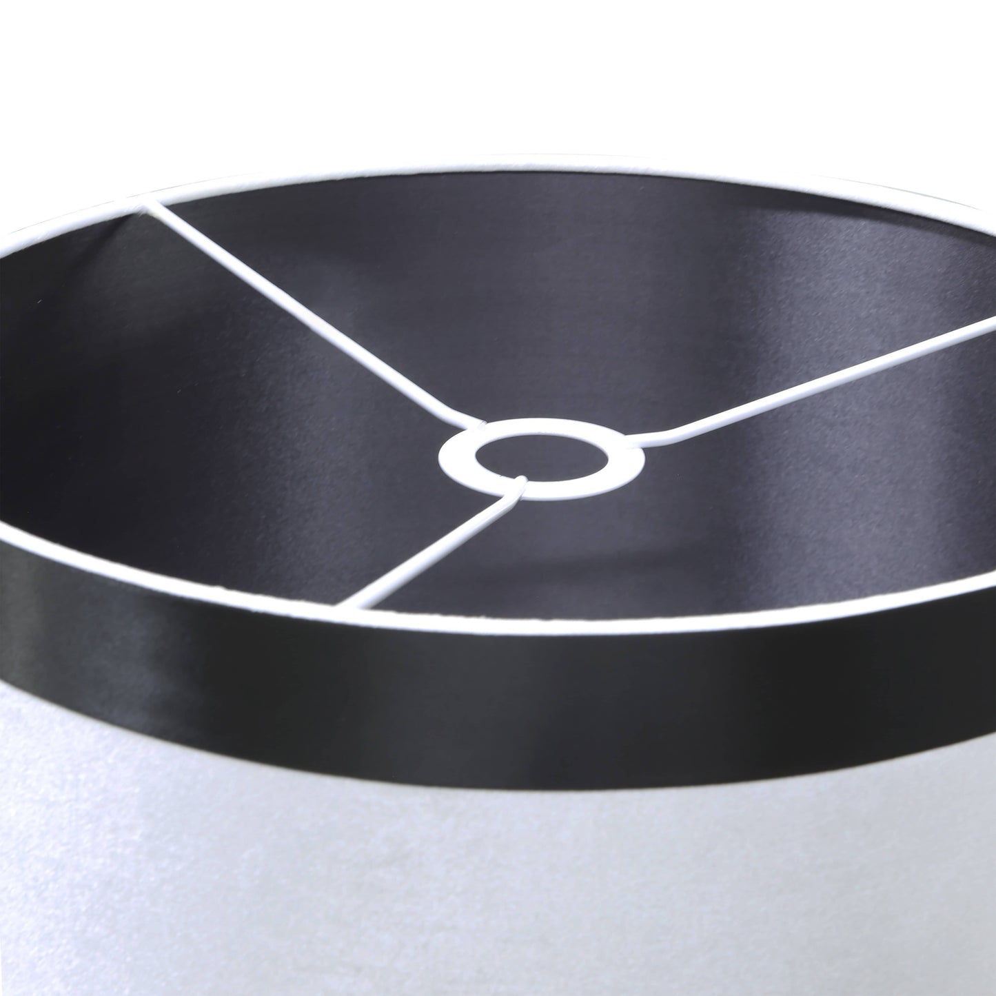 Lights  -  DS Black & White Glass Table Lamp  -  60485982