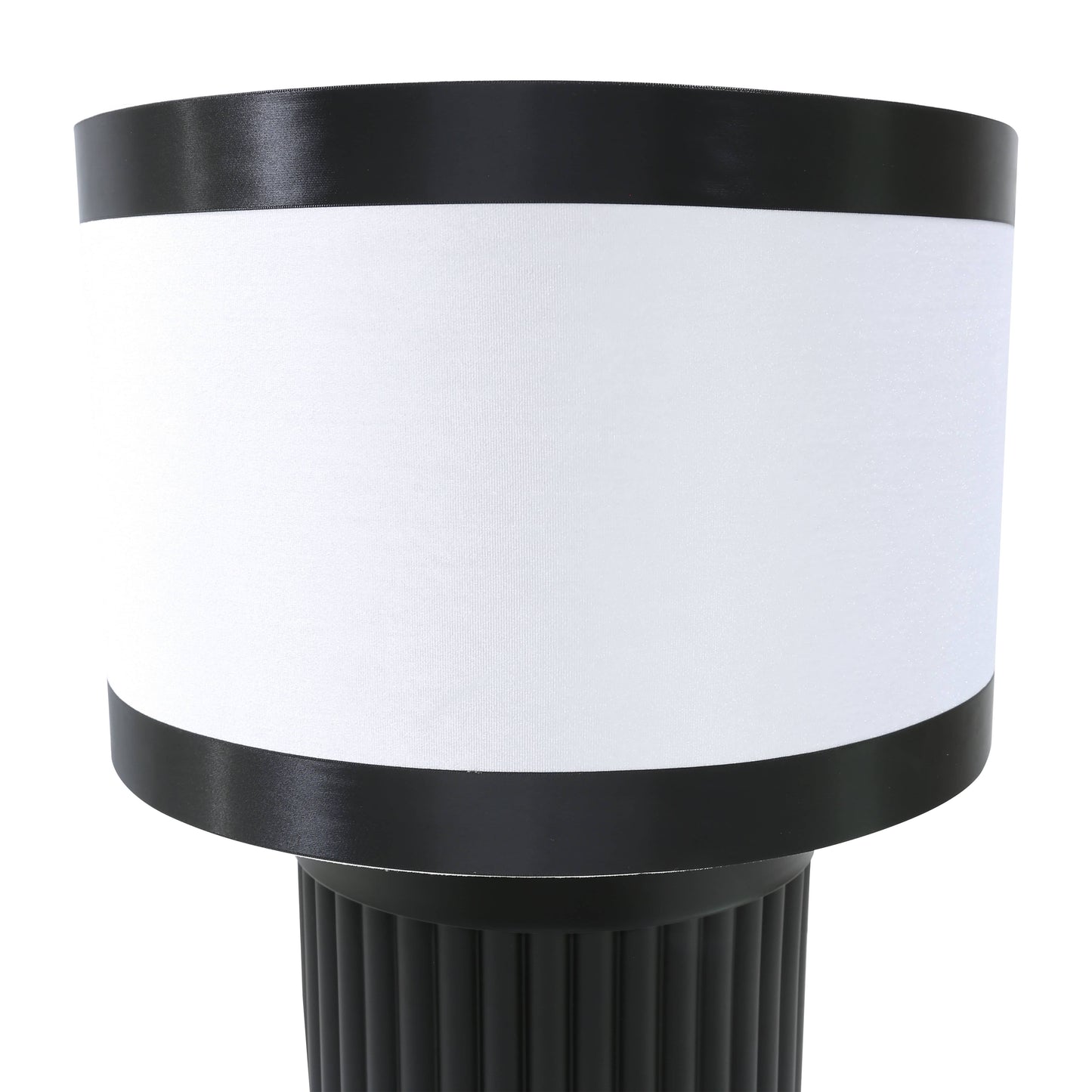 Lights  -  DS Black & White Glass Table Lamp  -  60485982