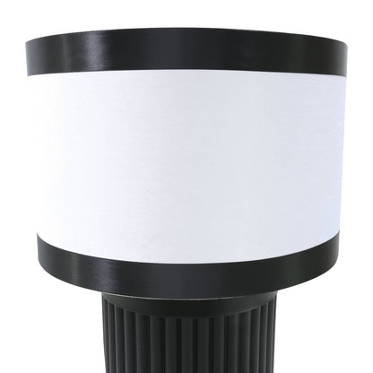Lights  -  DS Black & White Glass Table Lamp  -  60485982