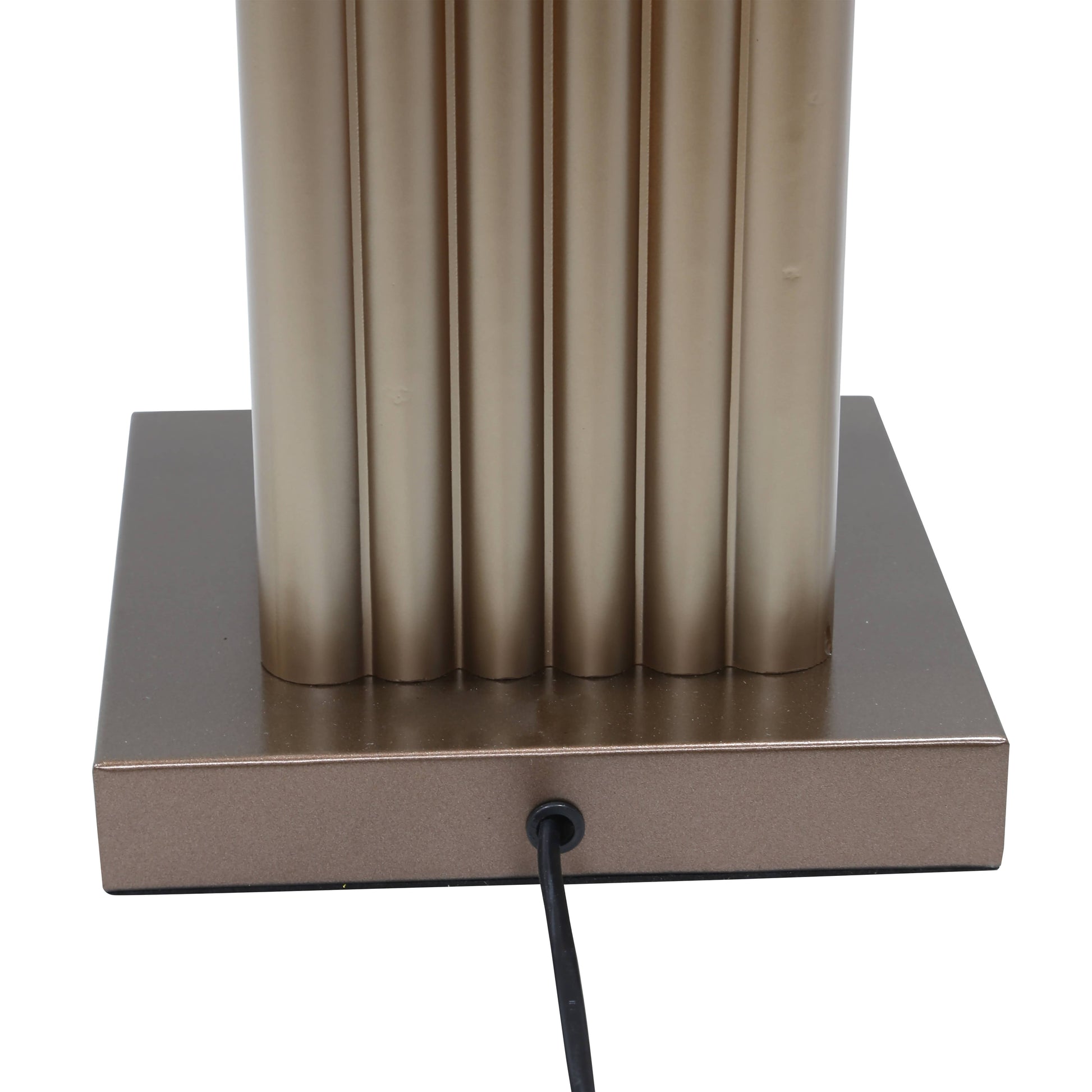 Lights  -  DS Brown Square Glass Table Lamp  -  60485986