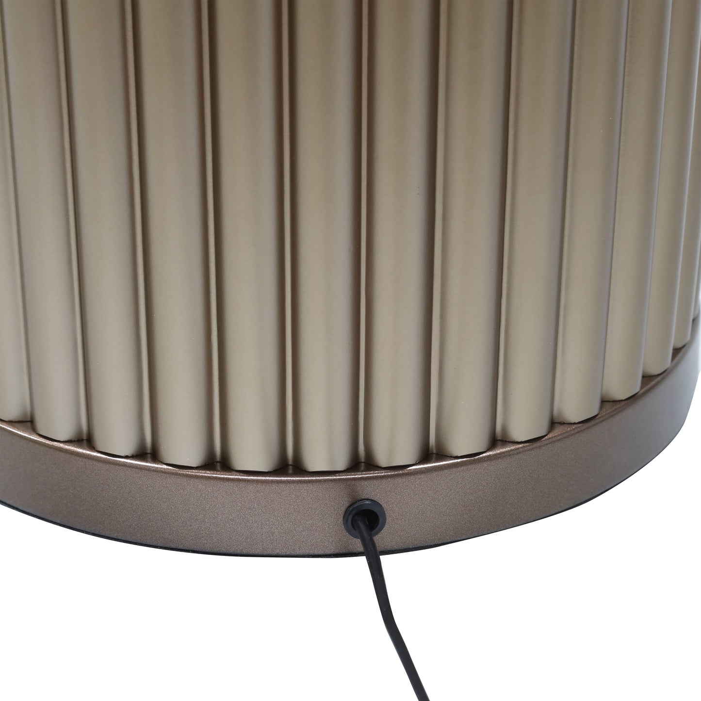 Lights  -  DS Brown & White Glass Table Lamp  -  60485981