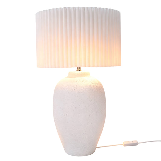 Lights  -  DS Cement Table Lamp Large - White  -  60484429
