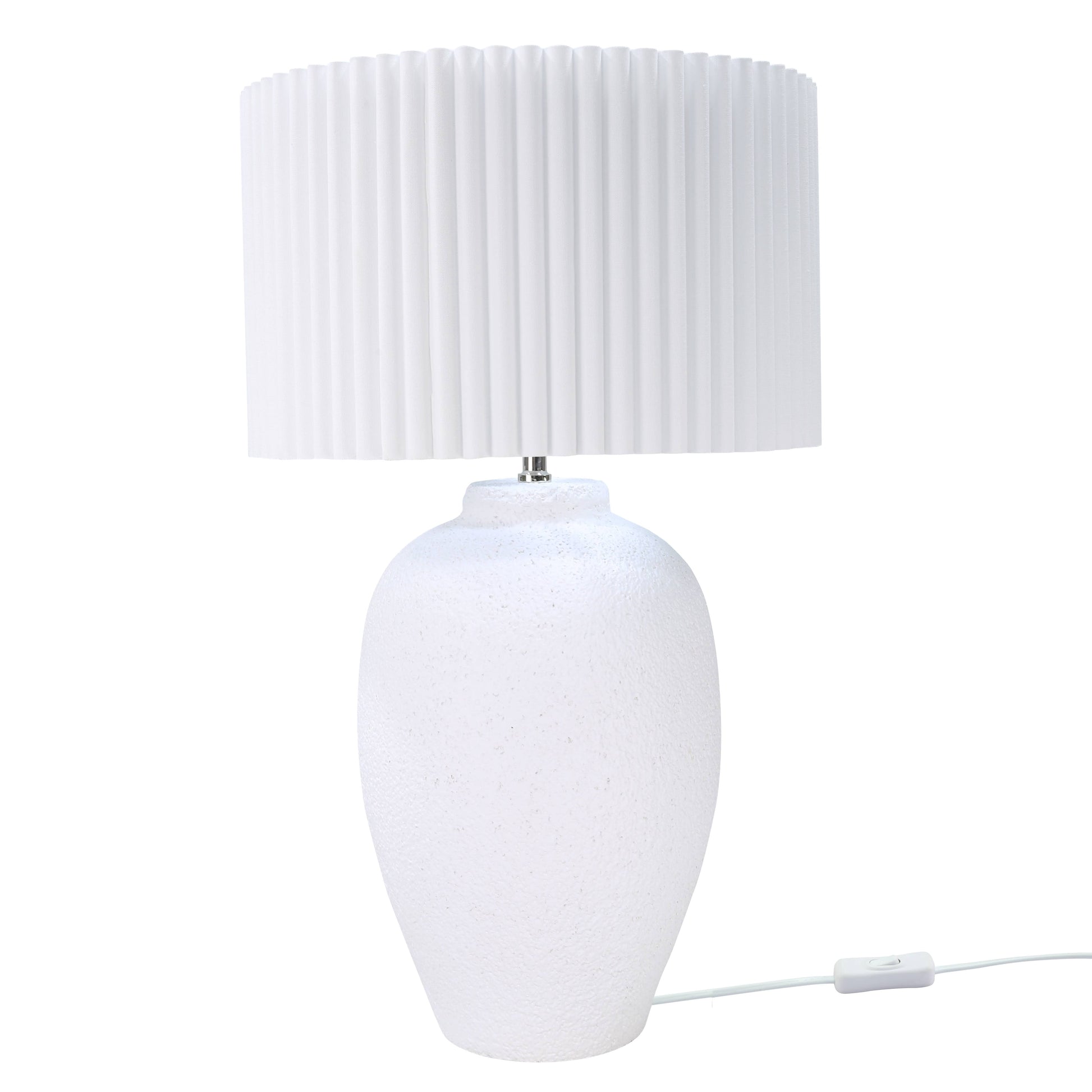 Lights  -  DS Cement Table Lamp Large - White  -  60484429