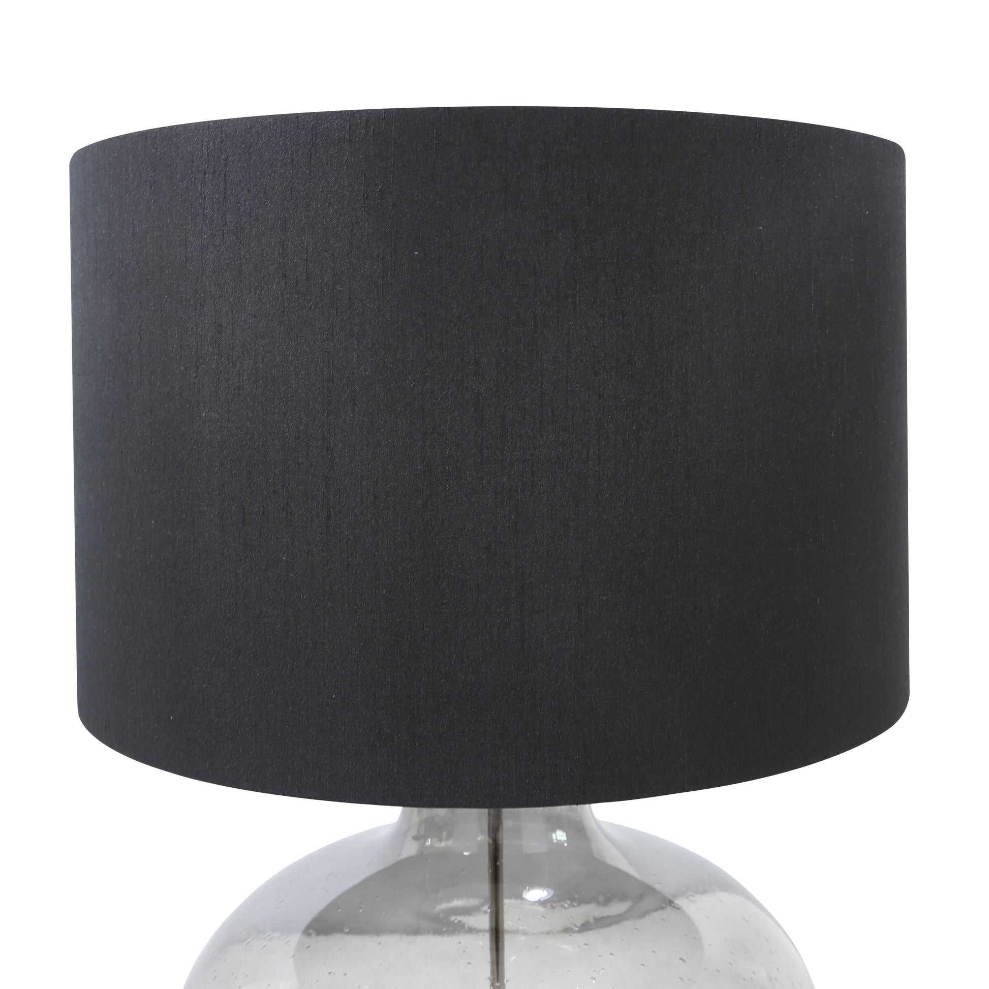 Lights  -  DS Clear Glass Table Lamp - Black  -  60484430