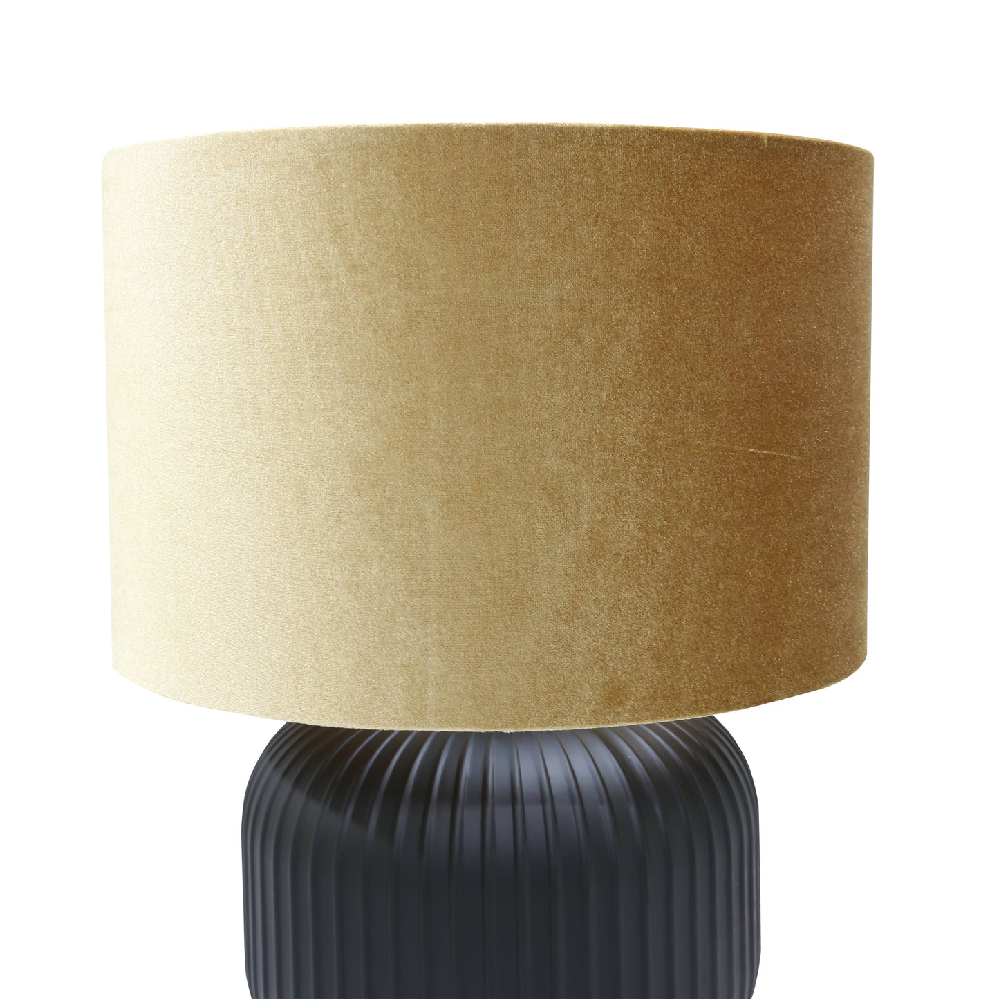 DS Glass Table Lamp - Black & Gold