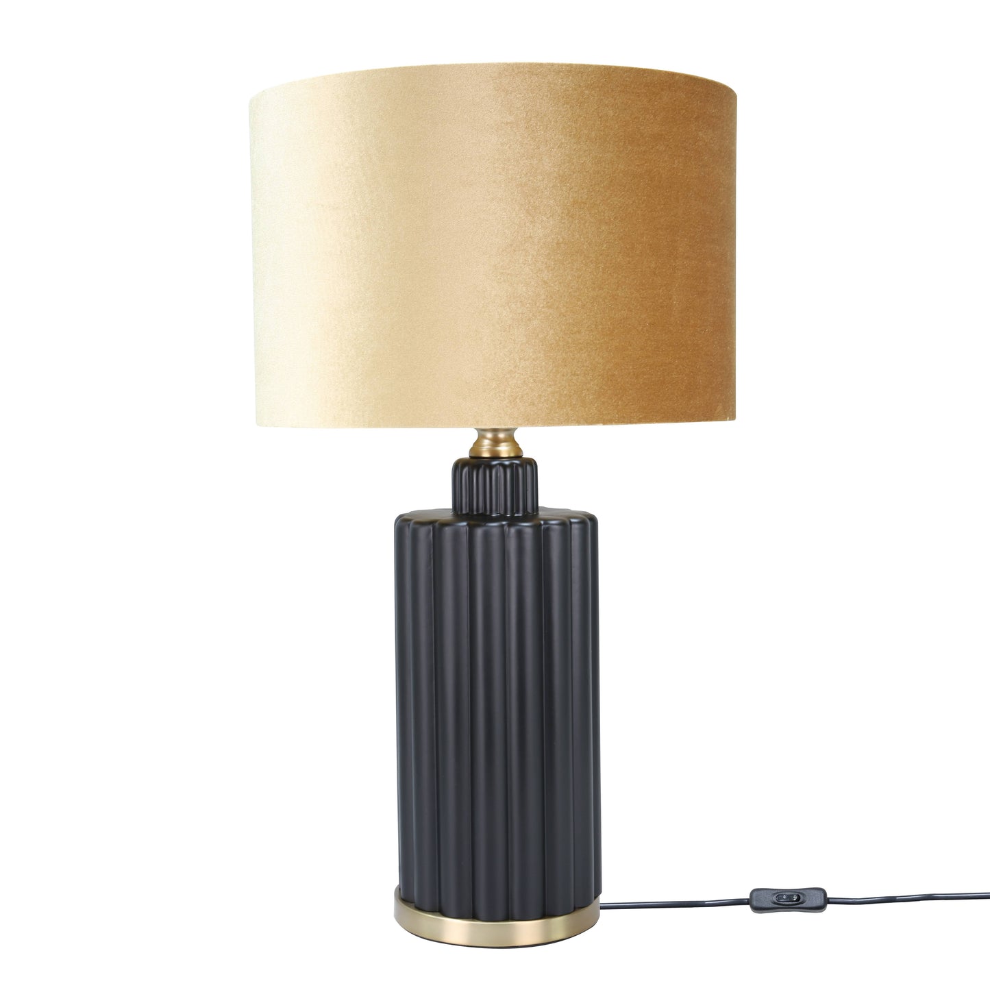 Lights  -  DS Glass Table Lamp - Black & Gold  -  60484433