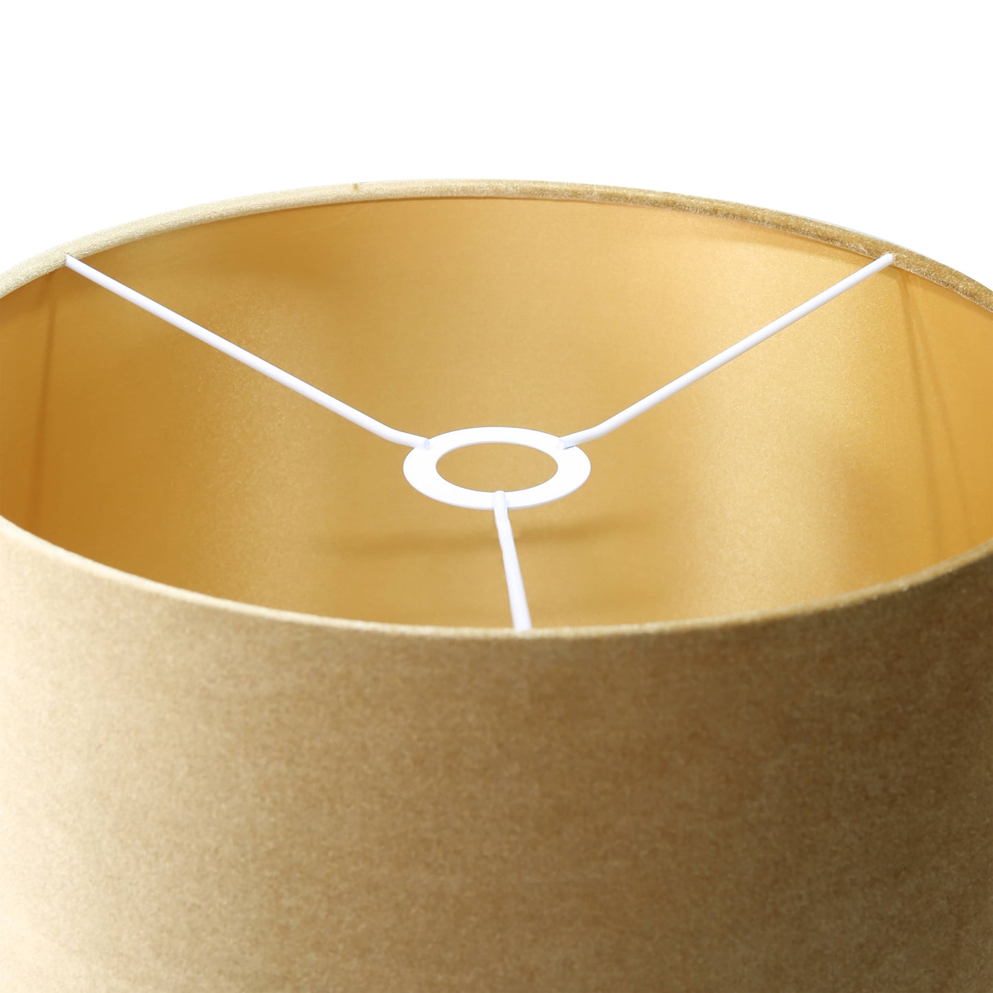 DS Glass Table Lamp - Black & Gold
