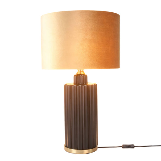 Lights  -  DS Glass Table Lamp - Black & Gold  -  60484433