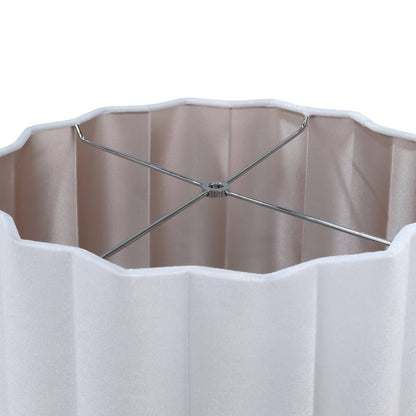 Lights  -  DS Cream Square Glass Table Lamp  -  60485988