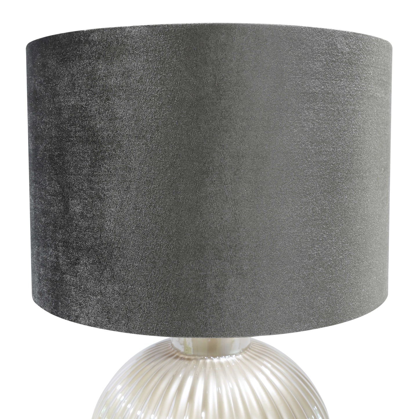 Lights  -  DS Pearl & Taupe Glass Table Lamp  -  60484443