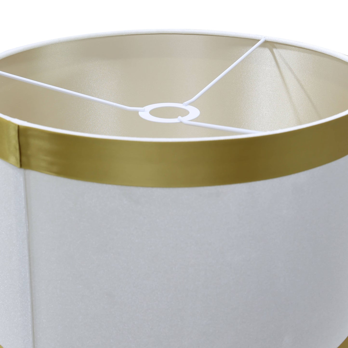 Lights  -  DS Taupe & Gold Glass Table Lamp  -  60485979