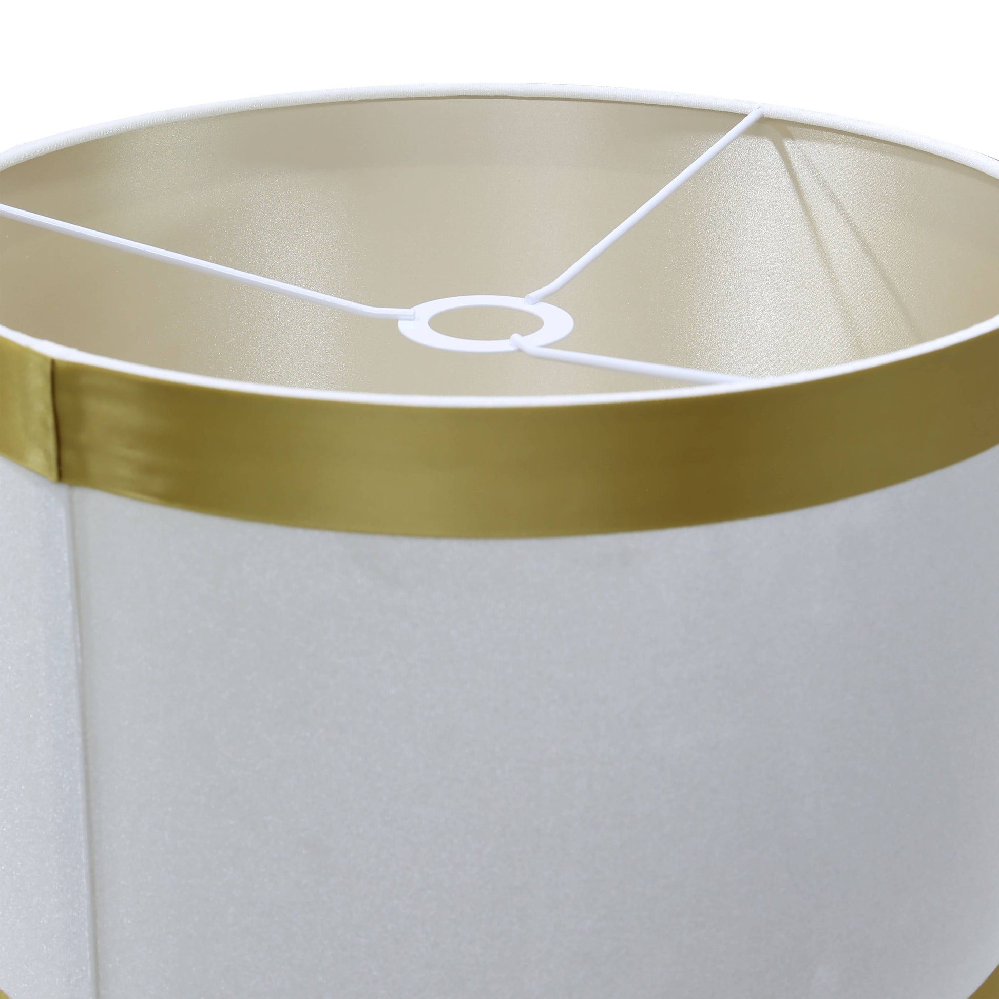Lights  -  DS Taupe & Gold Glass Table Lamp  -  60485979