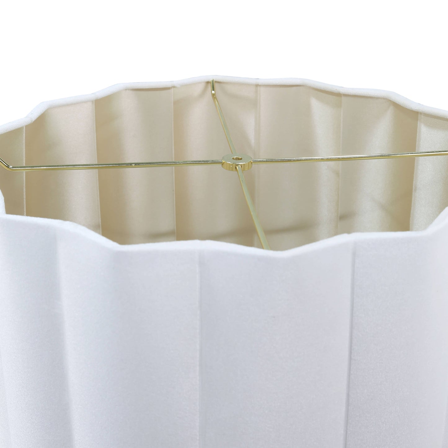 DS Taupe Square Glass Table Lamp