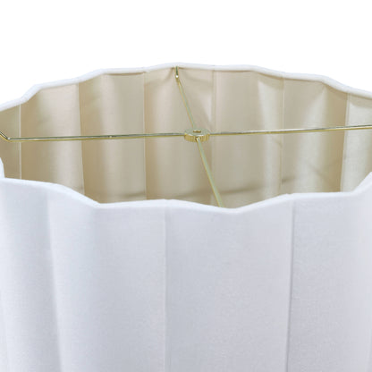DS Taupe Square Glass Table Lamp