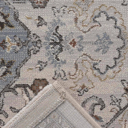 Rugs  -  Da Vinci Cream & Blue Rug - Multiple Sizes  - 600040135