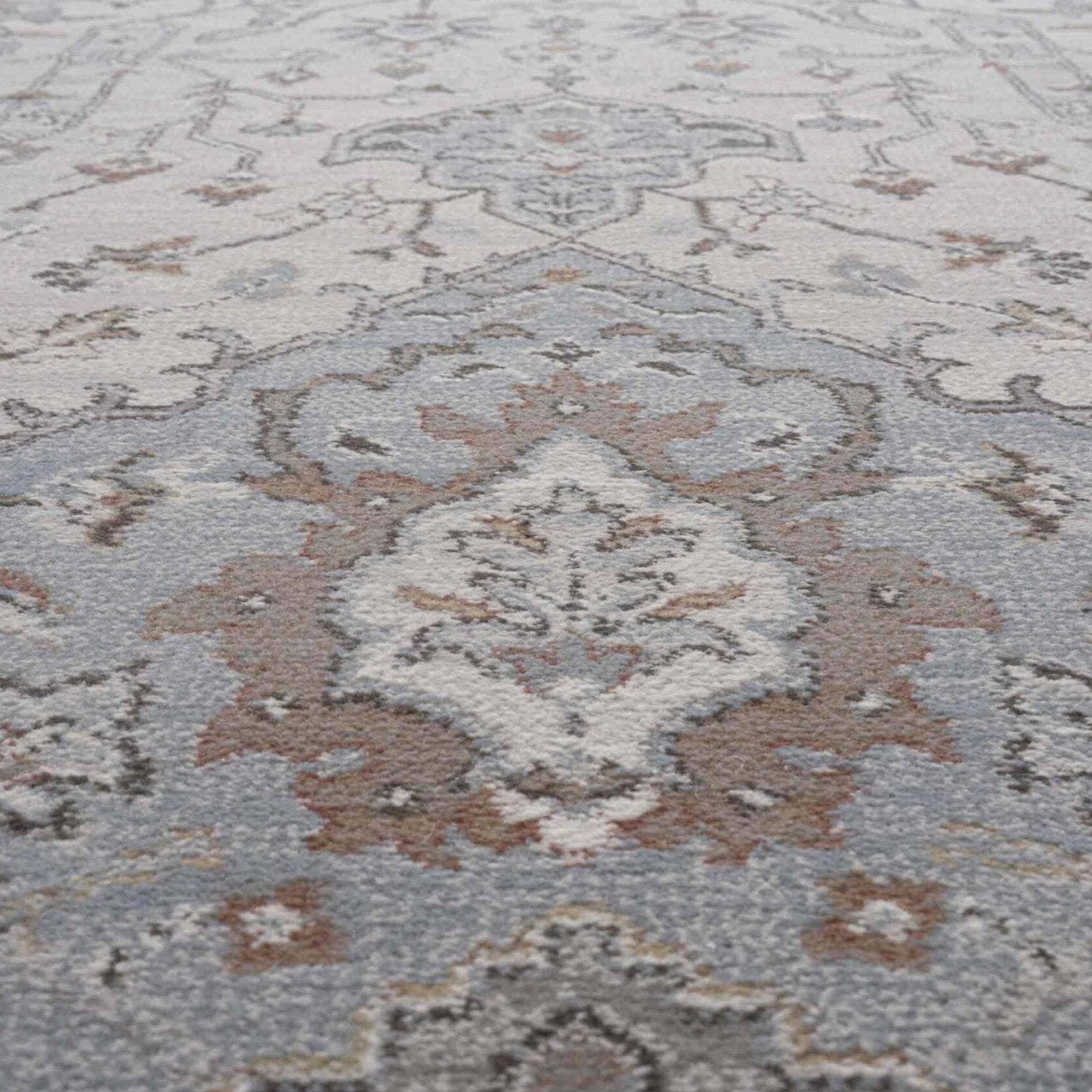 Rugs  -  Da Vinci Cream & Blue Rug  - 600040133