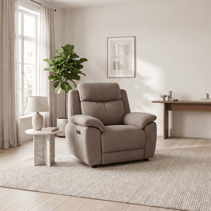 Furniture  -  Dallas Recliner Armchair - Mocha  -  60486981