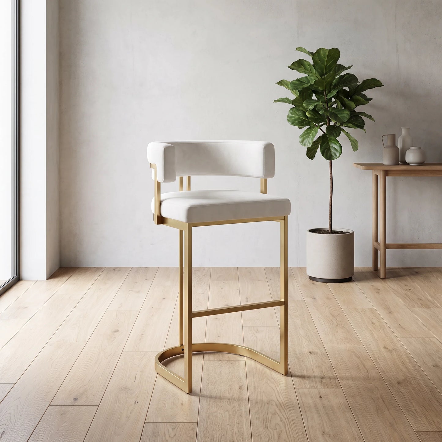Furniture  -  Darcy Barstool - Gold  -  60487305