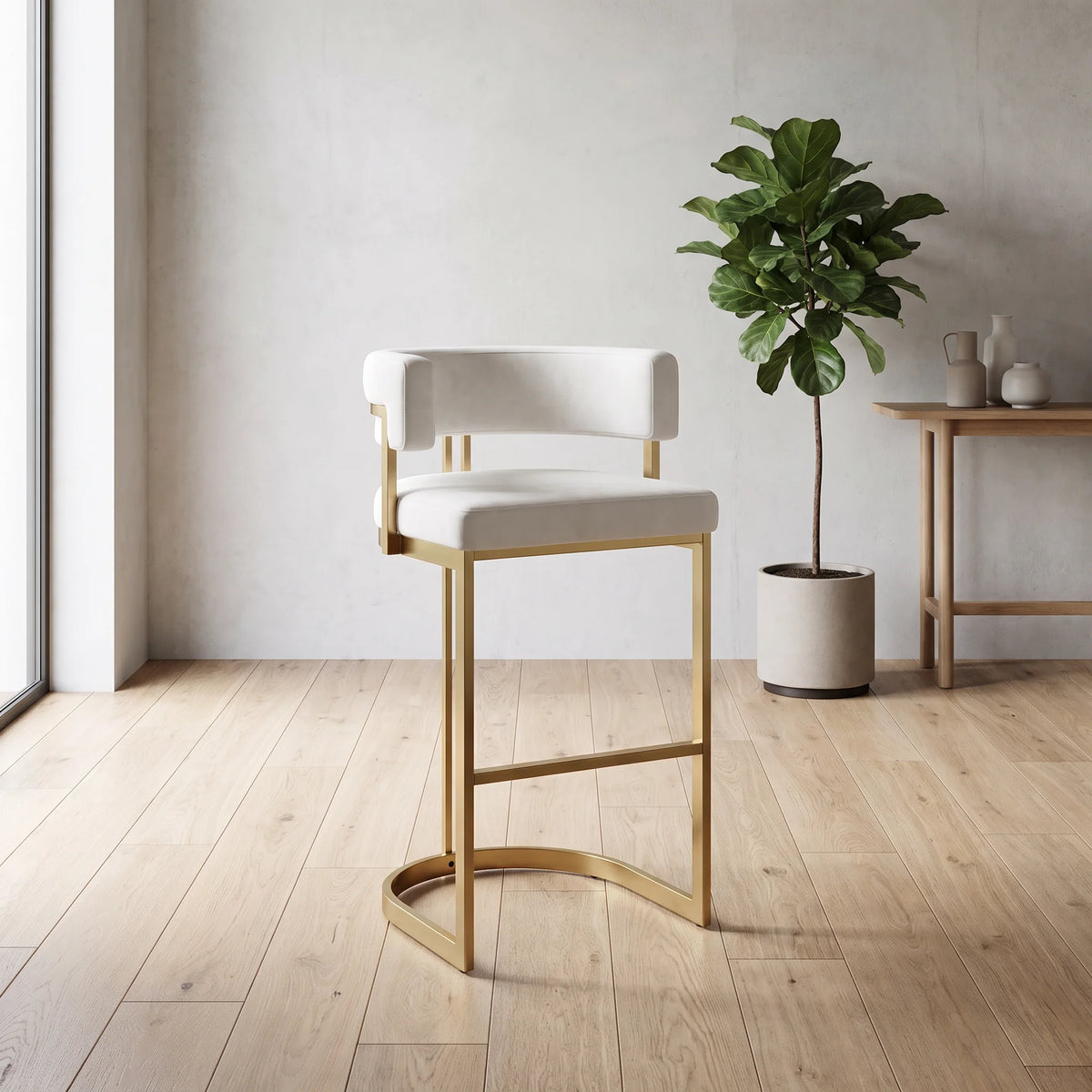 Furniture  -  Darcy Barstool - Gold  -  60487305