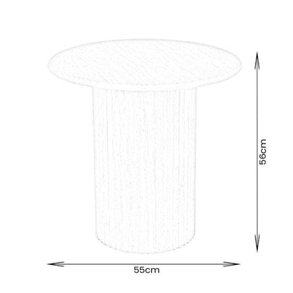 Furniture  -  Denver Side Table - Natural  -  60013541